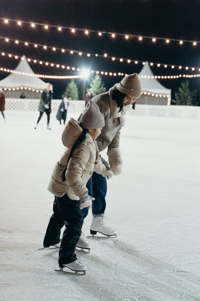 Ice skating